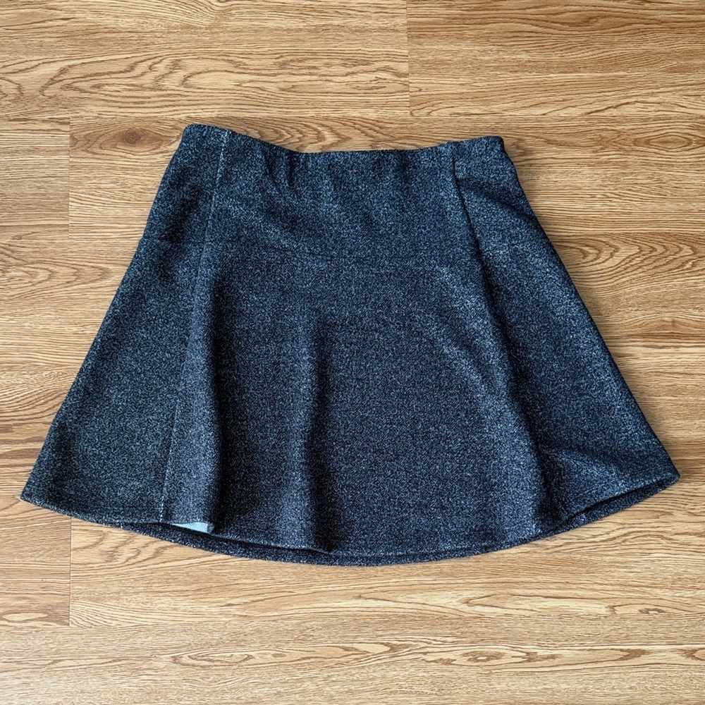 LOFT Charcoal Mini Skirt
